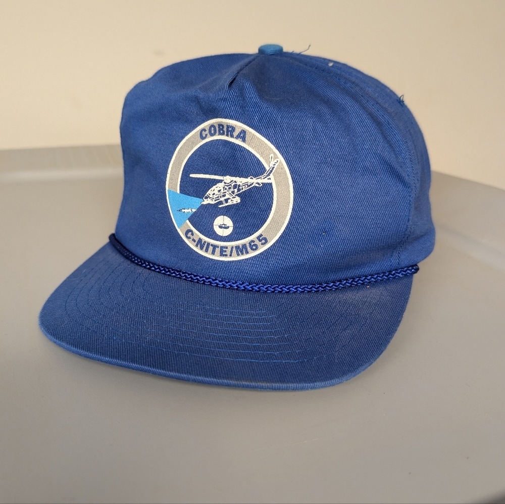 Vtg. Cobra Helicopter Snapback